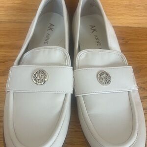 Anne Klein Women's White Loafers